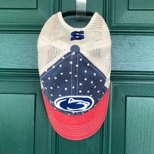 Red, White, & Blue Penn State Hat
